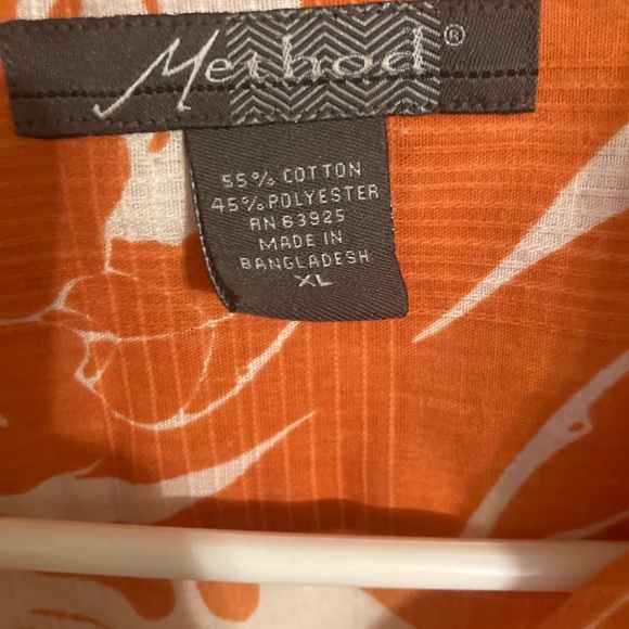 Method Hawaiian print button down short sleeve - Picture 3 of 4